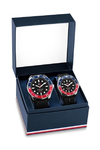 Set 2 Silicone Quartz Horloges - Zwart