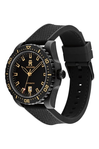 Siliconen Automatische Horloge - Zwart