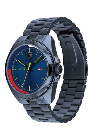 Stalen Quartz Horloge Riley - Blauw