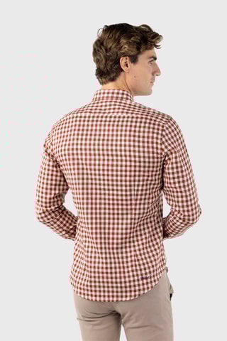 Chemise slim - Rouge