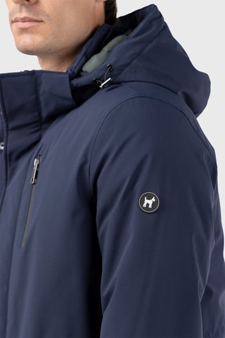 Parka à capuche - Bleu - Bleu