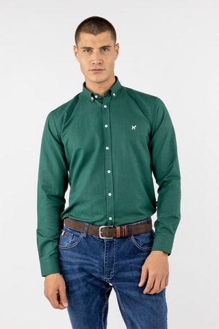 Chemise slim - Vert
