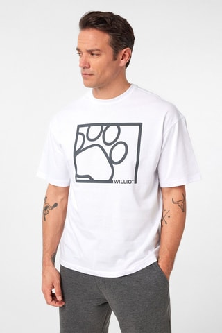 T-shirt oversize - Blanc
