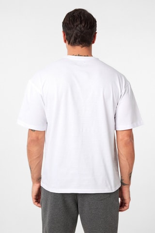 T-shirt oversize - Blanc