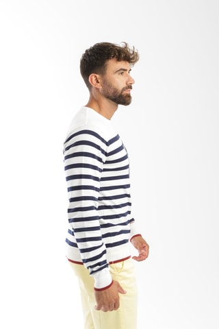 Pull - Blanc et bleu