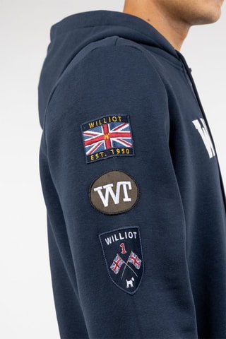 Sweat à capuche - Bleu