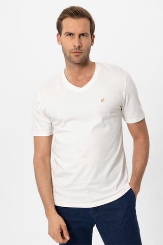 2 t-shirts - Blanc et jaune