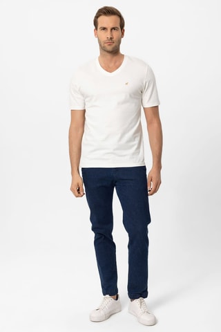 2 t-shirts - Blanc et bleu