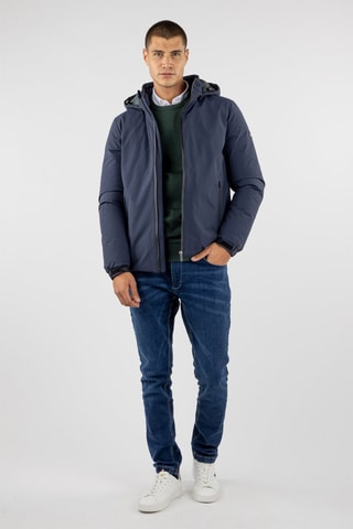 Veste à capuche - Bleu