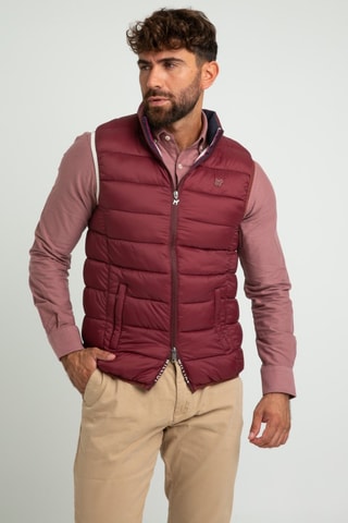 Doudoune sans manches - Rouge