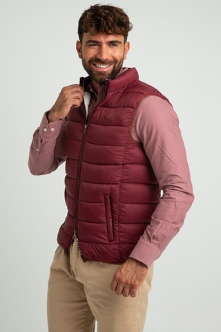 Doudoune sans manches - Rouge