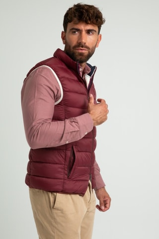 Doudoune sans manches - Rouge