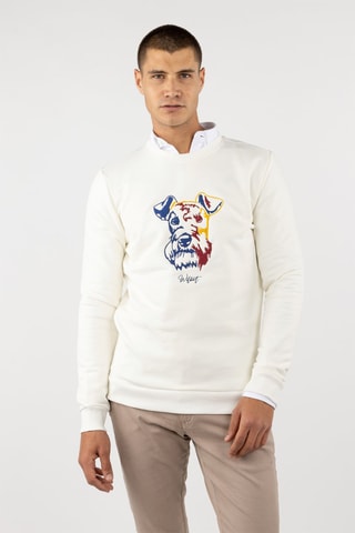 Sweat - Blanc et bleu