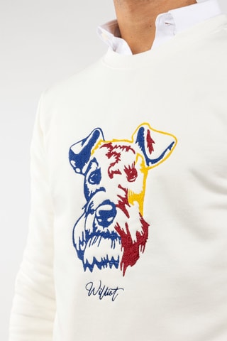 Sweat - Blanc et bleu