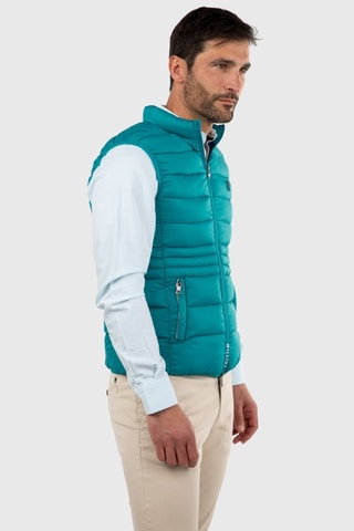 Doudoune sans manches - Bleu