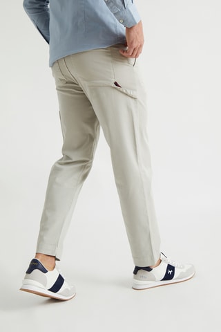 Pantalon slim - Gris