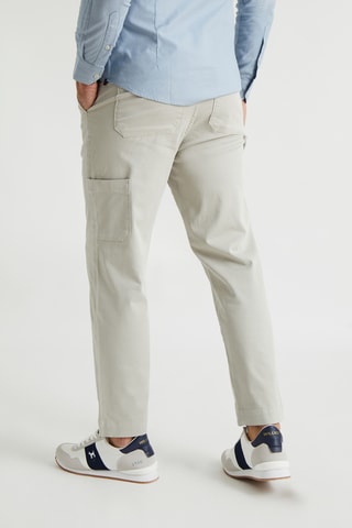 Pantalon slim - Gris