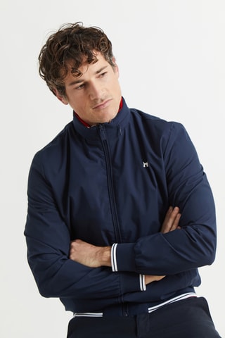 Veste - Rouge - Bleu marine