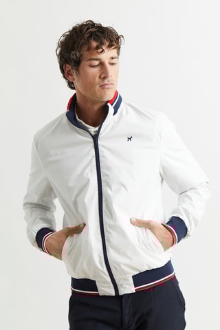 Veste - Rouge - Bleu marine