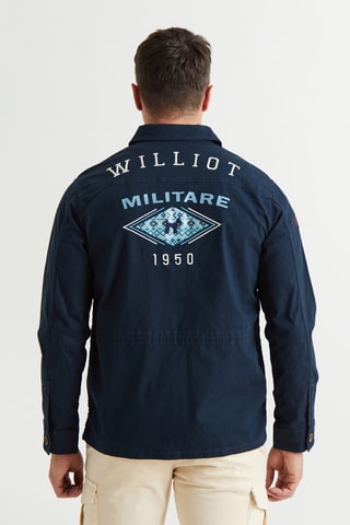 Surchemise regular - Bleu marine