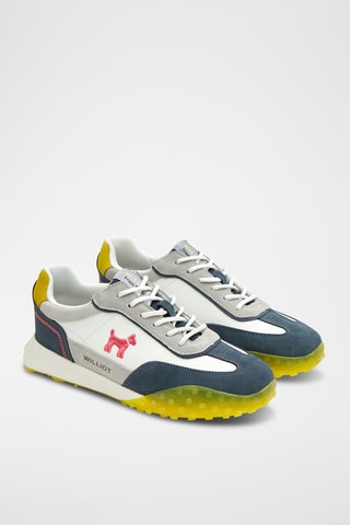 Baskets en cuir - Jaune