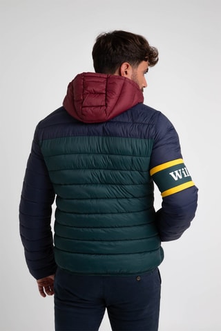 Doudoune à capuche - Multicolore