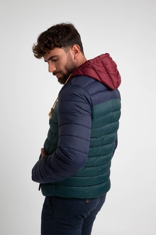 Doudoune à capuche - Multicolore