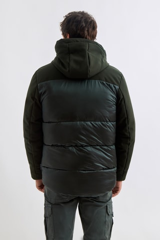 Doudoune à capuche - Vert