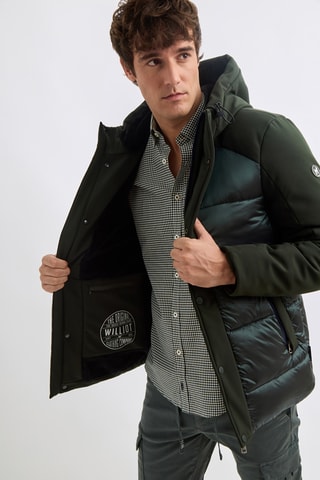 Doudoune à capuche - Vert