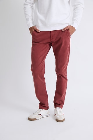Pantalon slim - Bordeaux