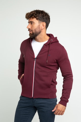 Sweat à capuche - Bordeaux