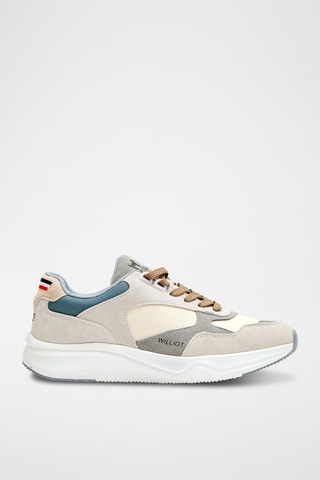 Baskets en nubuck - Blanc