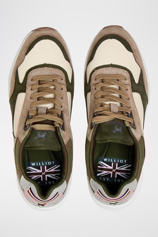 Baskets en nubuck - Marron