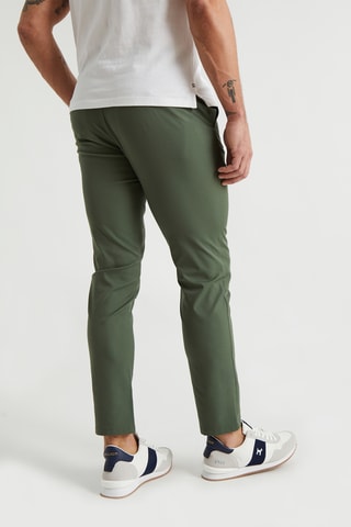 Pantalon slim 7/8 - Kaki