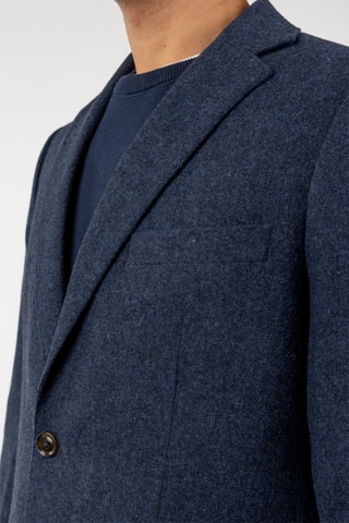 Blazer en laine - Bleu marine