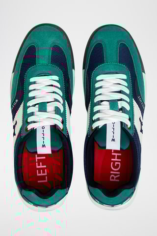 Baskets en cuir - Vert