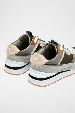 Baskets en cuir - Gris