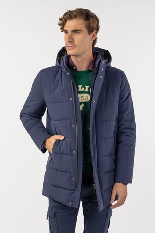 Parka à capuche - Bleu marine