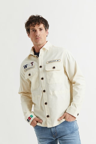 Surchemise regular - Beige