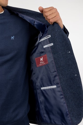 Veste en laine - Bleu marine