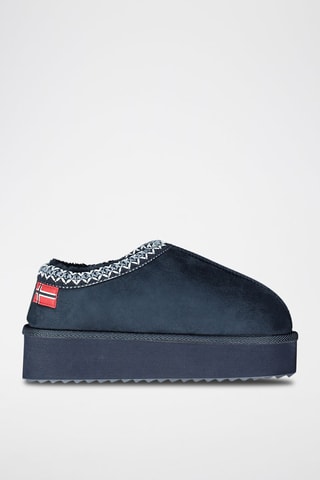 Botines con plataforma One - Azul marino