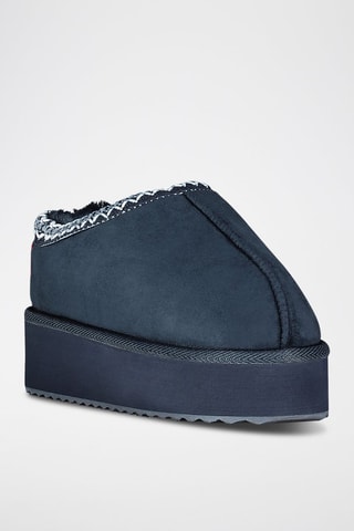 Botines con plataforma One - Azul marino