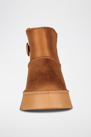 Botines forrados con plataforma Osiris - Camel