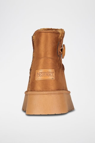 Botines forrados con plataforma Osiris - Camel