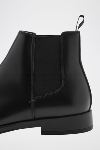 Chelsea boots similicuir - Noir
