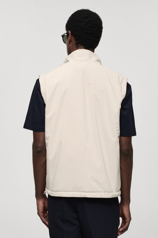 Gilet réversible résistant à l'eau - Kaki