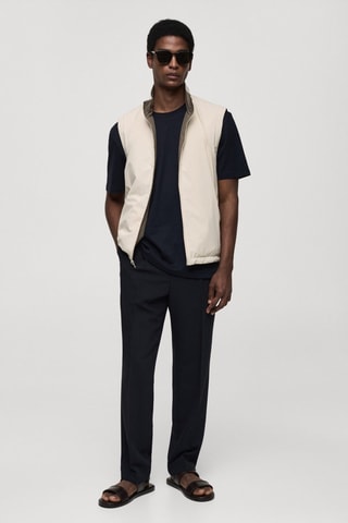 Gilet réversible résistant à l'eau - Kaki