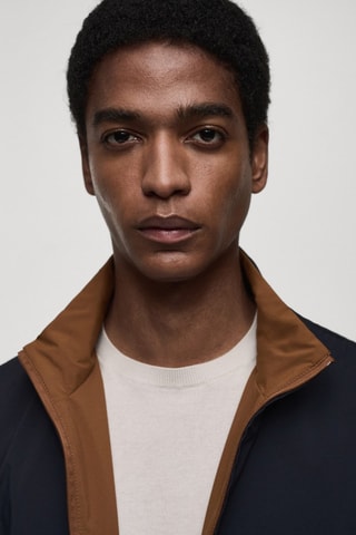 Gilet réversible résistant à l'eau - Bleu marine