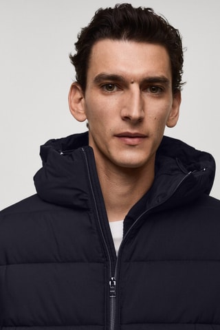 Gilet matelassé résistant à l'eau - Bleu marine