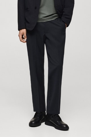 Pantalon slim-fit comfort stretch Coolmax® - Bleu marine